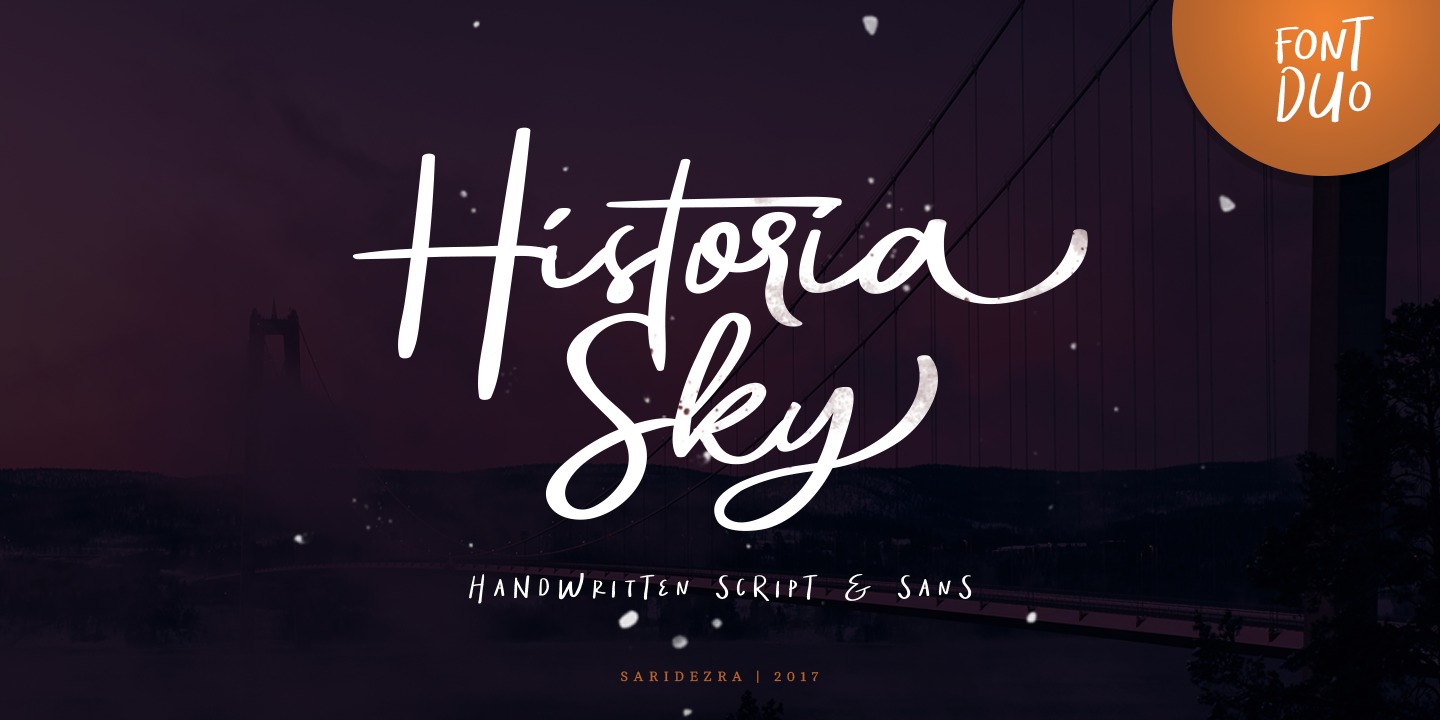 Шрифт Historia Sky